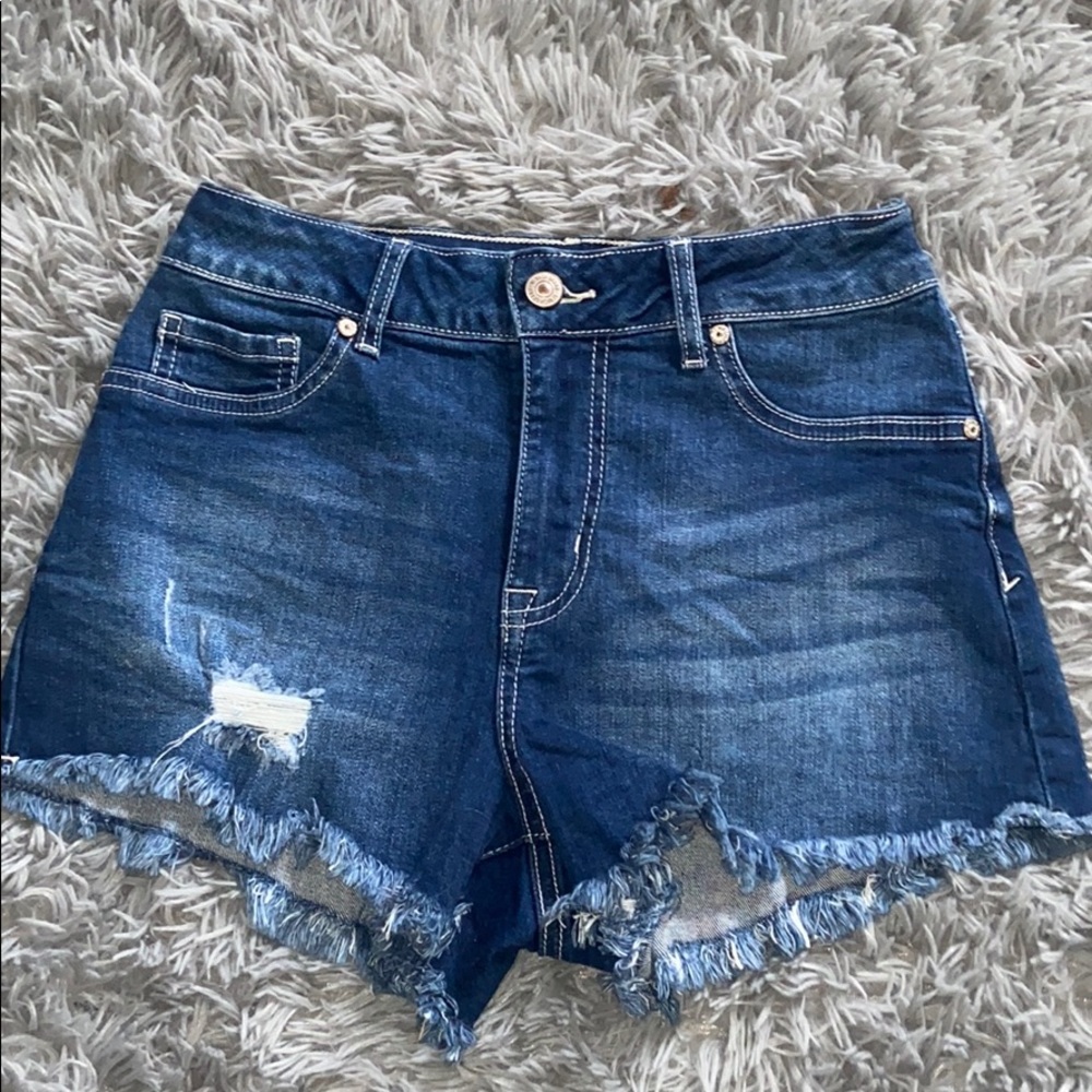 High Rise jean shorts by REWASH